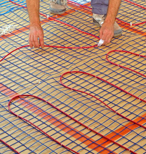 Plancher chauffant électrique