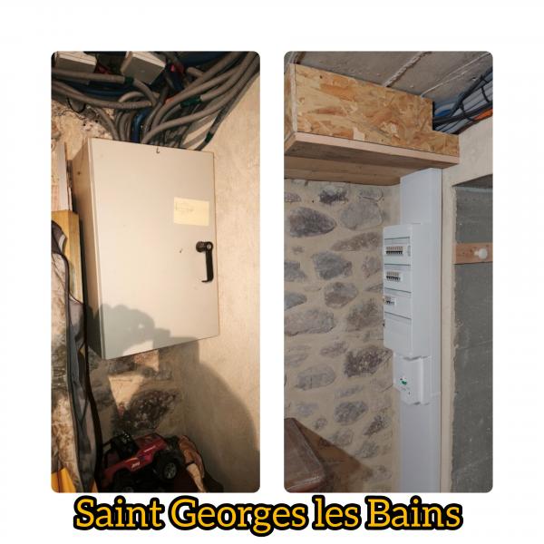 Réfection d'un tableau électrique_St Georges les Bains (07800)