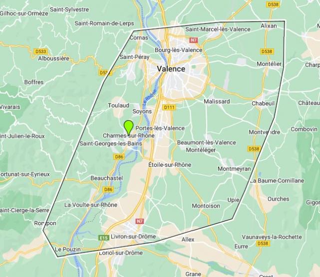 zones d'interventions