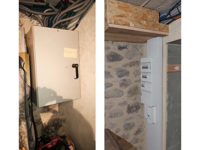 Réfection d'un tableau électrique_St Georges les Bains (07800)