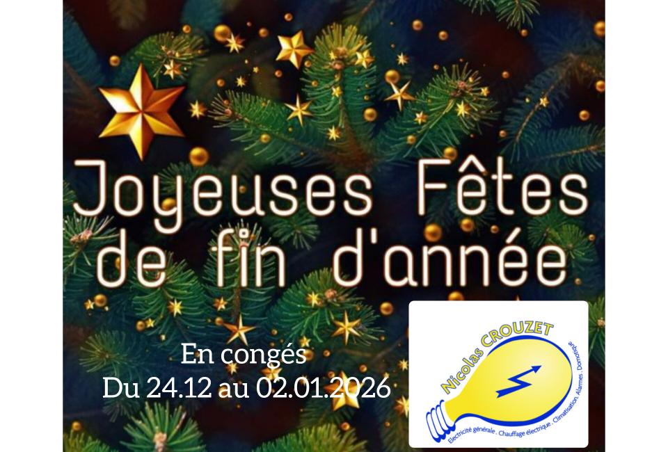 C'est déjà le mois de Décembre !